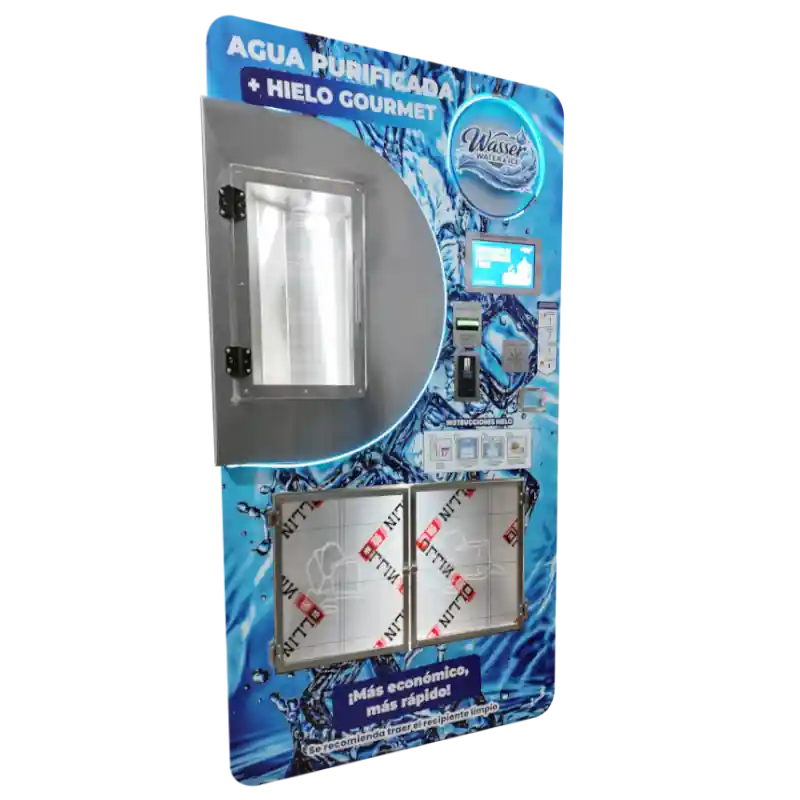 Despachador de Hielo y Agua Purificada 