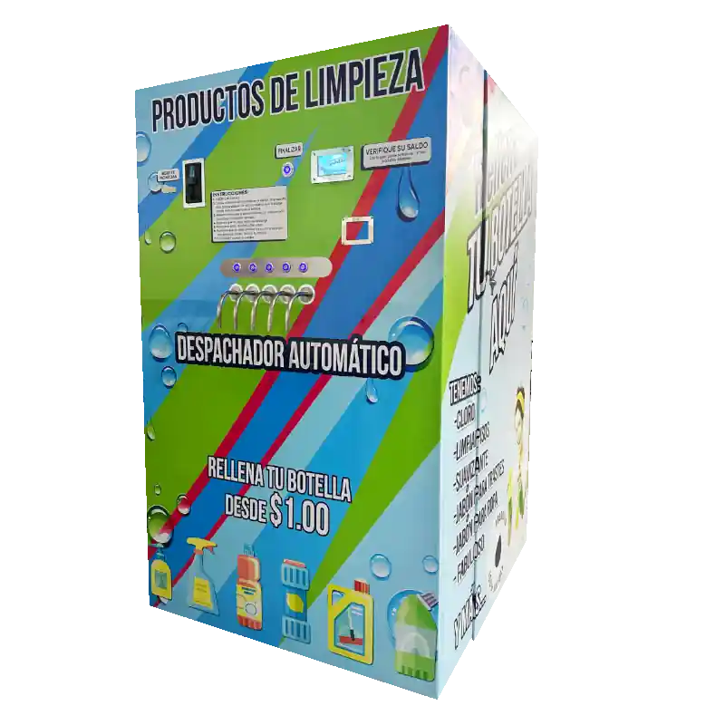 Despachador de productos de limpieza